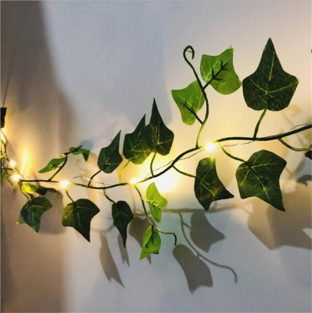 Green Leaf String Lights