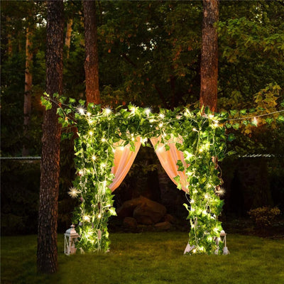 Green Leaf String Lights