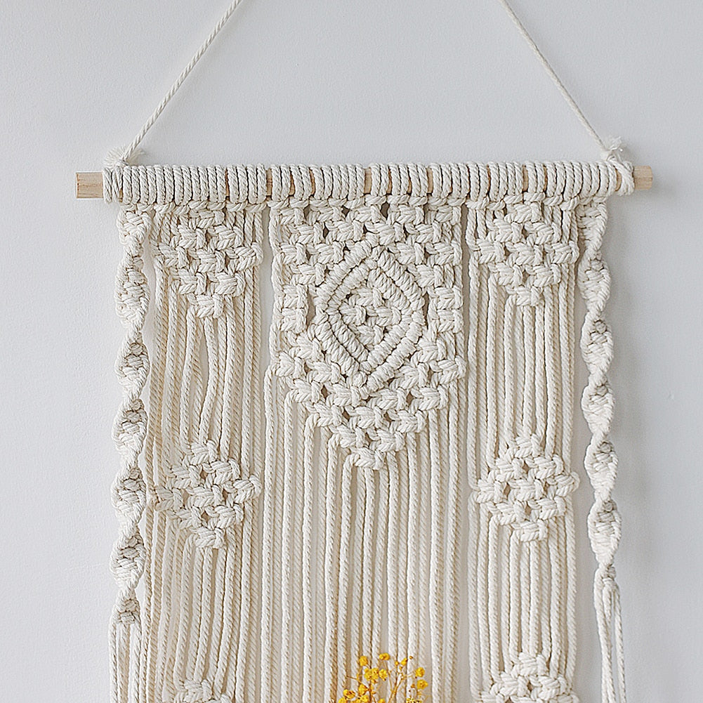 Macrame Floating Shelves