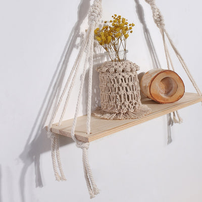 Macrame Floating Shelves