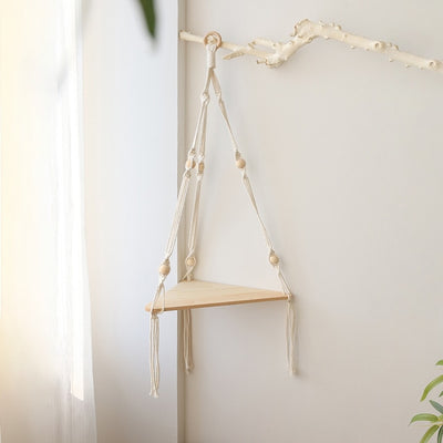 Macrame Floating Shelves