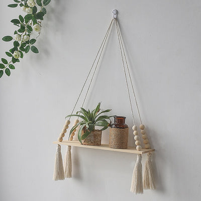 Macrame Floating Shelves