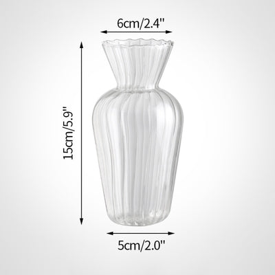 Nordic Glass Bottle Vase