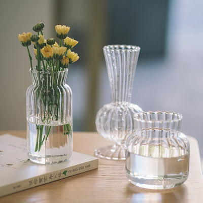 Nordic Glass Bottle Vase