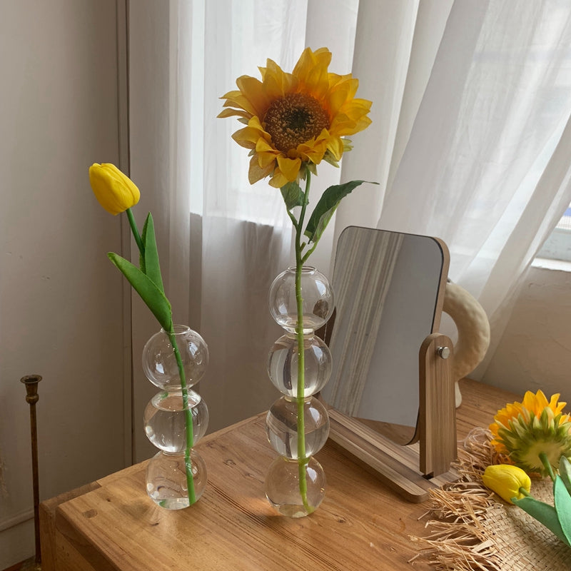 Nordic Glass Bottle Vase